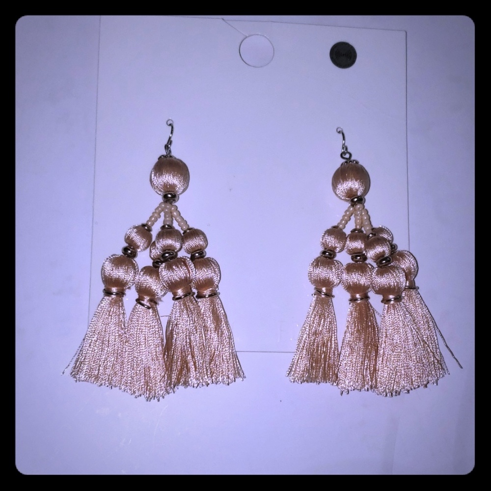 Thread earrings